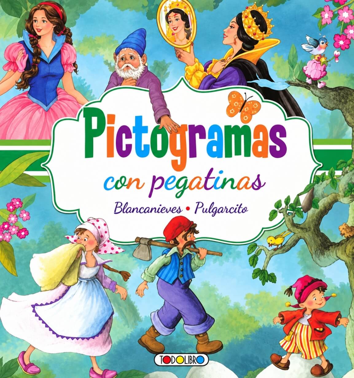 pictograma-con-pegatinas-pulgarcito-blancanieves Pictogramas con pegatinas "Blancanieves - Pulgarcito"
