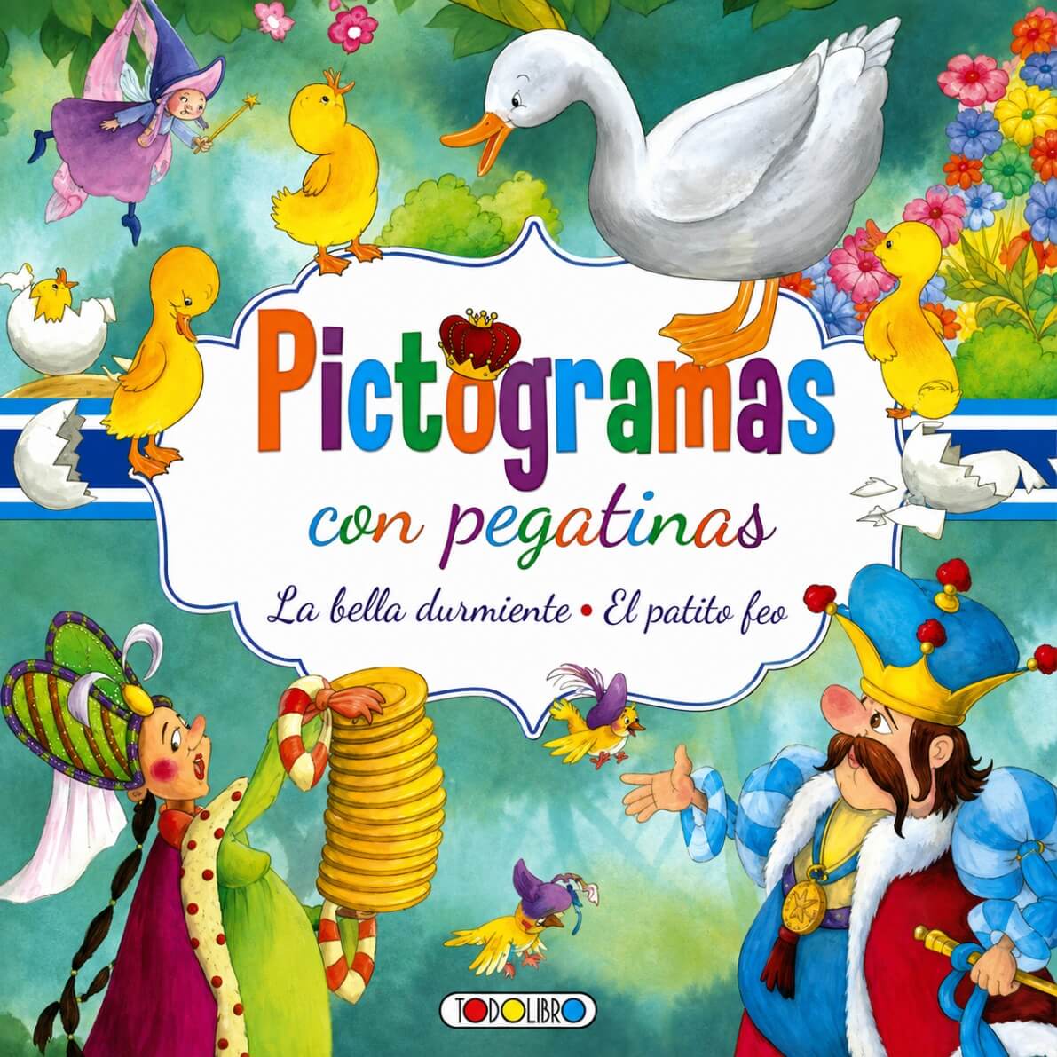 pictograma-la-bella-durmiente Pictogramas con pegatinas "Caperucita Roja - La Bella durmiente"